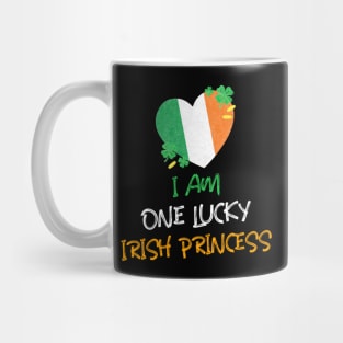 I Am One Lucky Irish Princess Mug